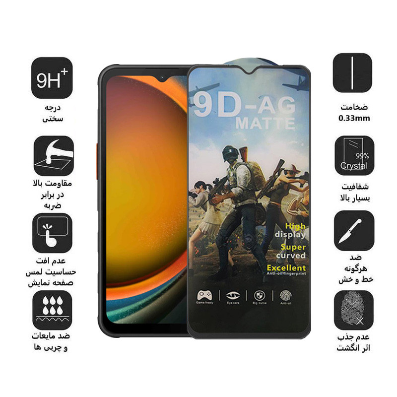 محافظ صفحه نمایش مات اپیکوی مدل Gaming1080 مناسب برای گوشی موبایل سامسونگ Galaxy A14 4G/5G /Xcover7 - Epicoy Gaming1080 Glass Screen Protector For Samsung Galaxy A14 4G/5G /Xcover7