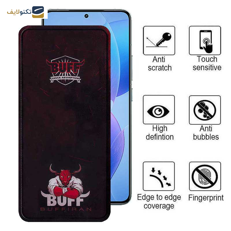 محافظ صفحه نمایش بوف مدل Muscle-Bull-G مناسب برای گوشی موبایل شیائومی Redmi K70 / K70 Pro / K70E - Buff Muscle-Bull-G Glass Screen Protector For Xiaomi Redmi K70 / K70 Pro / K70E
