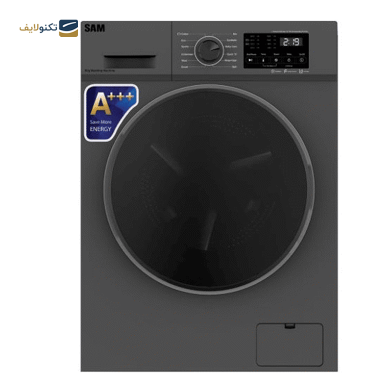 ماشین لباسشویی سام الکترونیک 8 کیلویی مدل UN-Q1435 - Sam Electronic UN-Q1435 Washing Machine 8KG