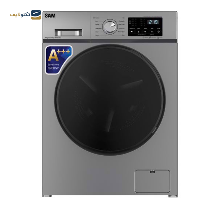 ماشین لباسشویی سام الکترونیک 8 کیلویی مدل UN-Q1435 - Sam Electronic UN-Q1435 Washing Machine 8KG