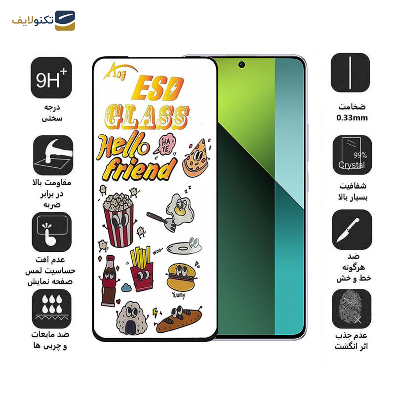 محافظ صفحه نمایش اپیکوی مدل ESD 2024 مناسب برای گوشی موبایل شیائومی Redmi Note 13 Pro 4G/5G/ Note 13 4G/5G/ Note 13R Pro - Epicoy ESD 2024 Screen Protector For Xiaomi Redmi Note 13 4G/5G / Redmi Note 13 Pro 4G/5g / Redmi Note 13R Pro