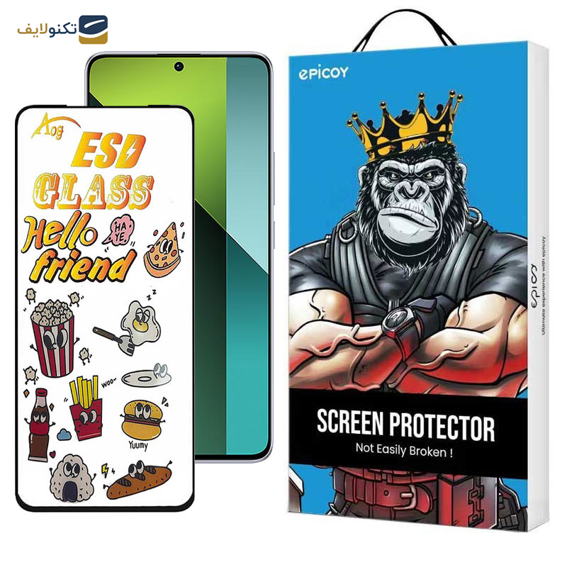 محافظ صفحه نمایش اپیکوی مدل ESD 2024 مناسب برای گوشی موبایل شیائومی Redmi Note 13 Pro 4G/5G/ Note 13 4G/5G/ Note 13R Pro - Epicoy ESD 2024 Screen Protector For Xiaomi Redmi Note 13 4G/5G / Redmi Note 13 Pro 4G/5g / Redmi Note 13R Pro