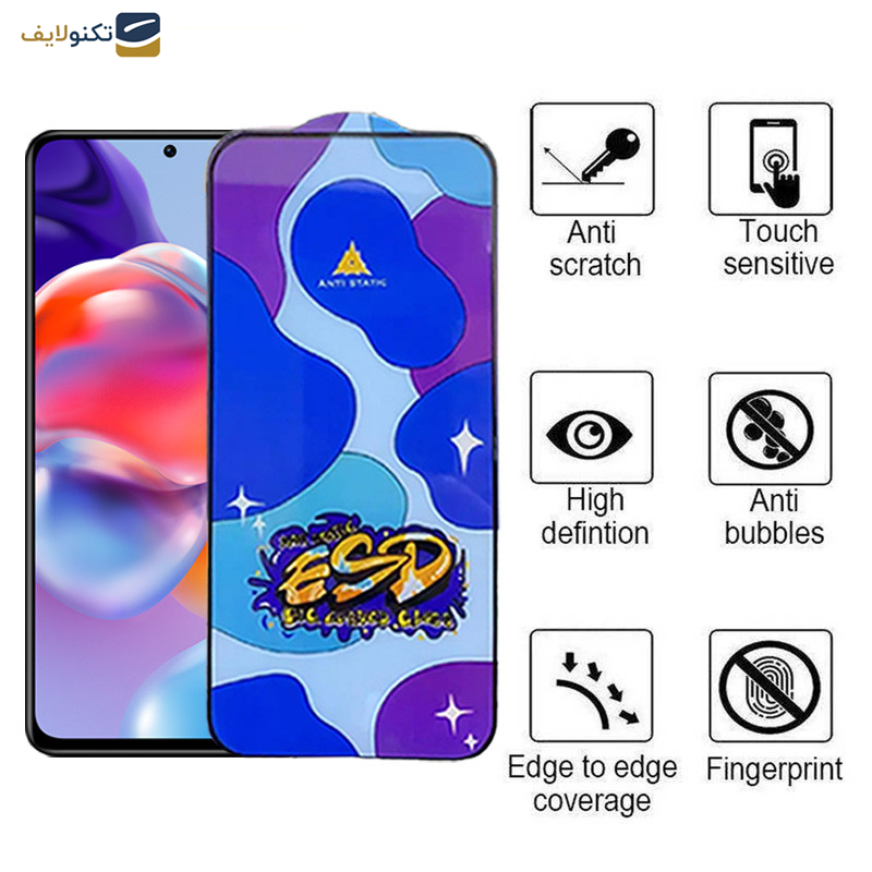 محافظ صفحه نمایش اِپیکوی مدل Star ESD مناسب برای گوشی موبایل شیائومی Redmi Note 11 Pro Plus 5G China-Note 11 Pro Plus 5G India-Note11 Pro 5G-China-Note 11 Pro 4G-5G -Note 11E Pro - Star ESD Glass Screen Protector For Xiaomi Redmi Note 11 Pro Plus 5G China-Note 11 Pro Plus 5G India-Note11 Pro 5G-China-Note 11 Pro 4G-5G -Note 11E Pro