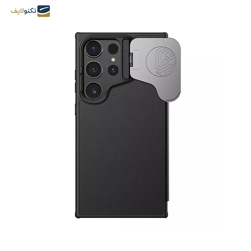 کیف کلاسوری گوشی سامسونگ Galaxy S24 Ultra نیلکین مدل Qin Prop چرمی - Nillkin Qin Prop Leather For Galaxy S24 Ultra