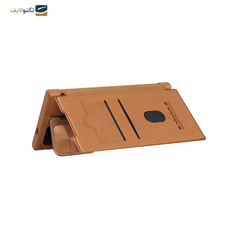 کیف کلاسوری گوشی سامسونگ Galaxy S24 Ultra نیلکین مدل Qin Prop چرمی - Nillkin Qin Prop Leather For Galaxy S24 Ultra