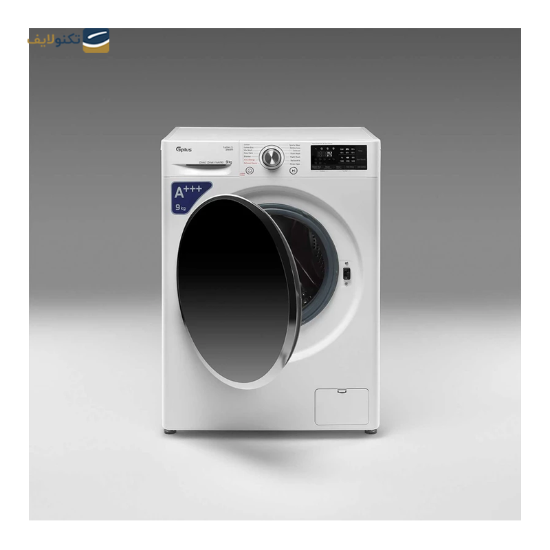 ماشین لباسشویی جی پلاس 9 کیلویی مدل GWM-P990W - GPlus GWM-P990W Washing Machine