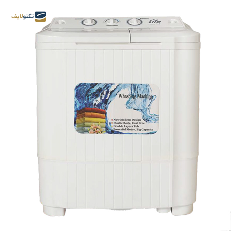 ماشین لباسشویی لایف 4.5 کیلویی مدل مینی واش - Life Mini Washing Machine