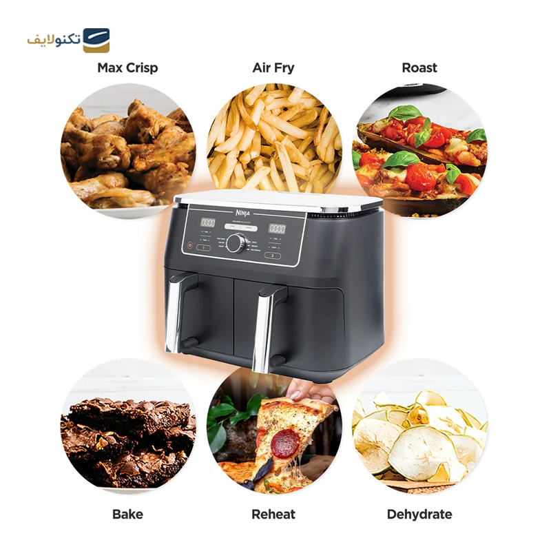 سرخ کن بدون روغن نینجا مدل AF400 - Ninja AF400 Oil Free Fryer