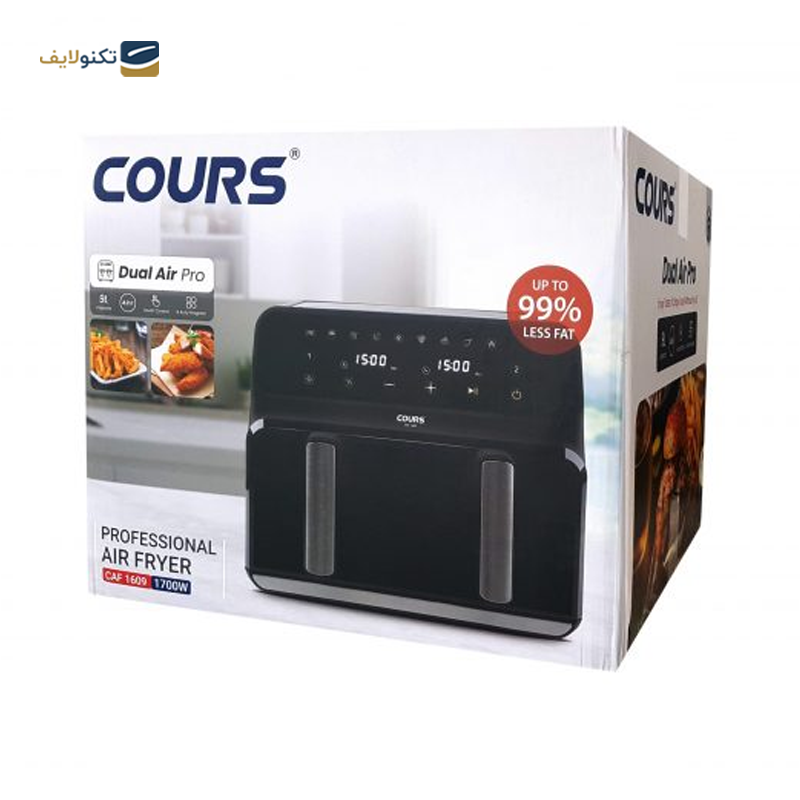 سرخ کن بدون روغن کورس مدل CAF 1609 - Cours CAF 1609 Air Fryer