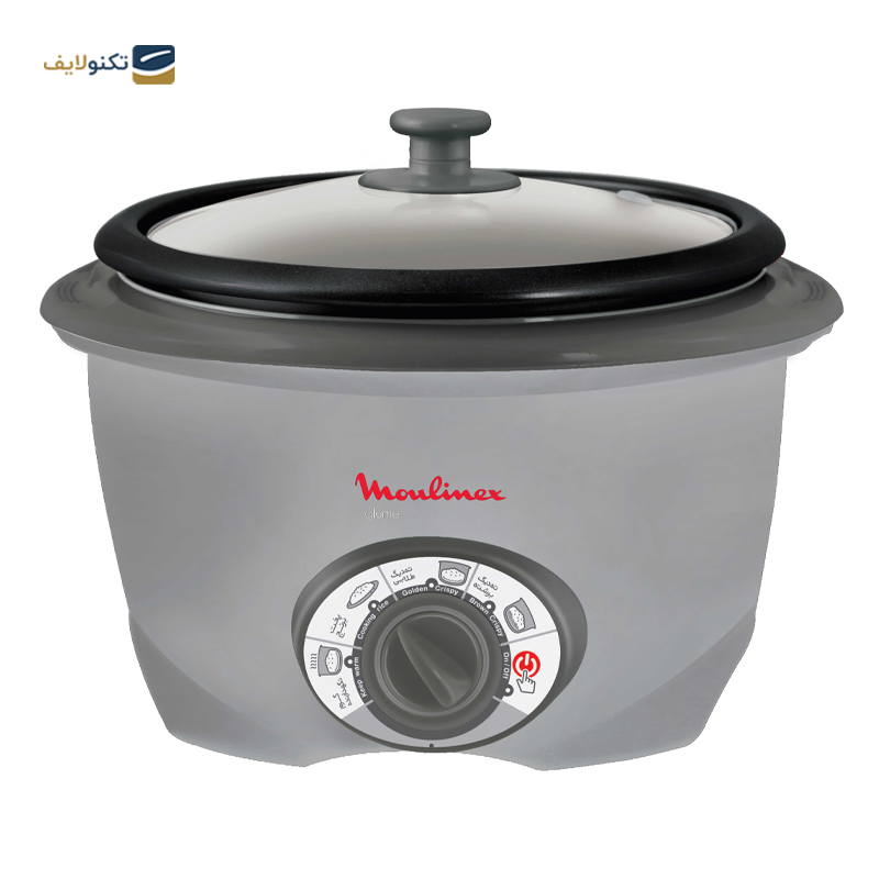 پلوپز 8 نفره مولینکس مدل RC1108-10GG - Moulinex RC1108-10GG rice cooker