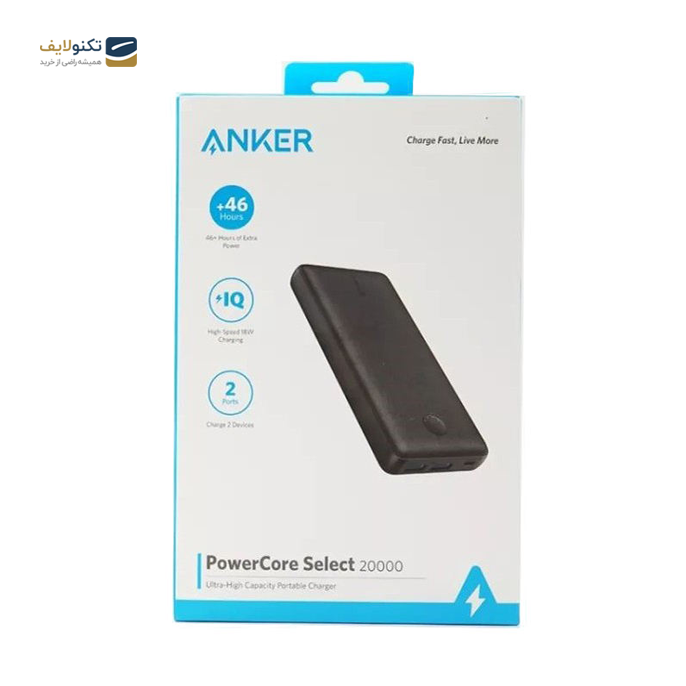 پاوربانک انکر مدل A1363 ظرفیت 20000 میلی آمپر ساعت - Anker A1363 20000mAh Power Bank