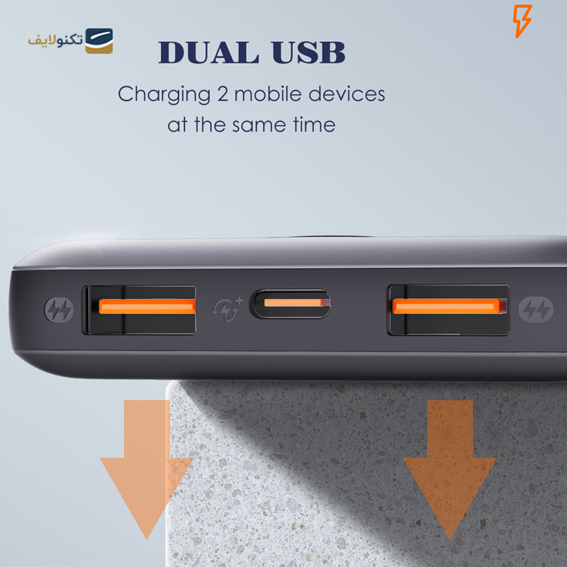 پاوربانک الدینیو مدل P10 ظرفیت 1۰۰۰۰ میلی آمپر ساعت - LDNIO P10 10000mah Power bank