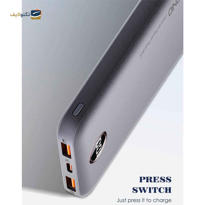 پاوربانک الدینیو مدل P10 ظرفیت 1۰۰۰۰ میلی آمپر ساعت - LDNIO P10 10000mah Power bank