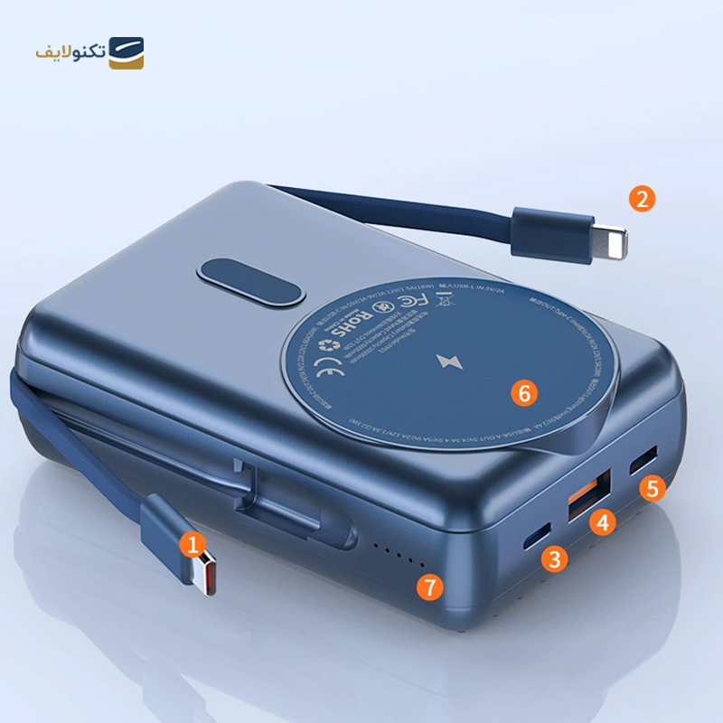 پاوربانک ویوو مدل Trunk Series Power Bank PP03 ظرفیت 10000 میلی آمپر ساعت - 
