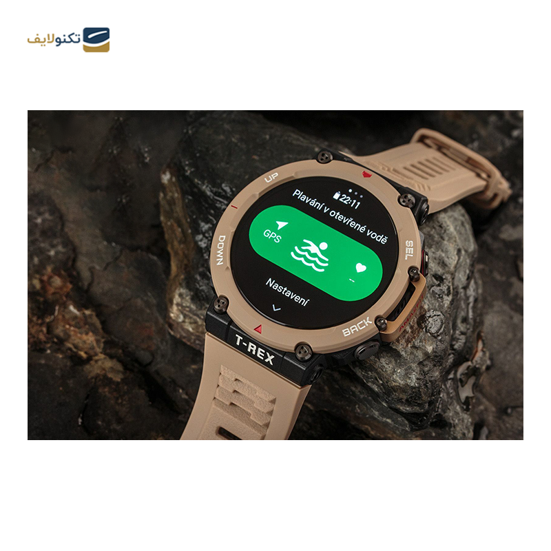  ساعت هوشمند امیزفیت مدل T-Rex 2 - Amazfit T-Rex 2 Smartwatch