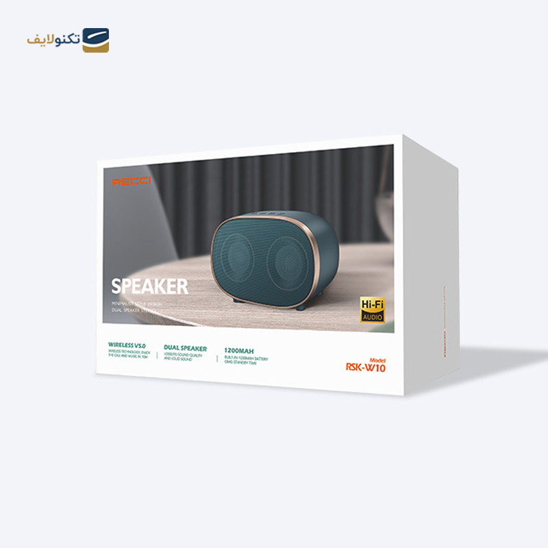 اسپیکر بلوتوثی رسی مدل RSK-W10 - Recci RSK-W10 Bluetooth Speaker