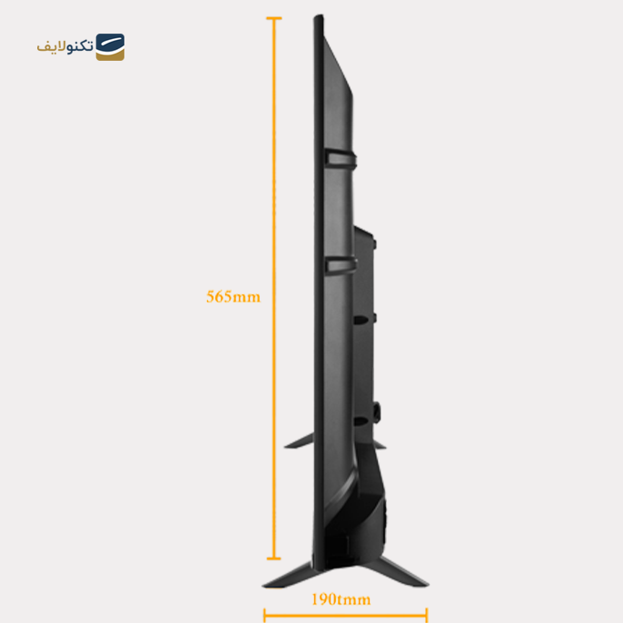  تلویزیون ال ای دی هوشمند پانورامیک مدل PA-43SB266 سایز 43 اینچ - PA-43SB266